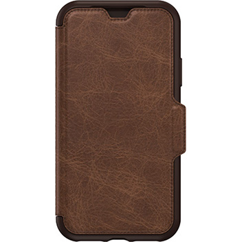 OtterBox Strada Folio iPhone X Leather Wallet Case - Brown